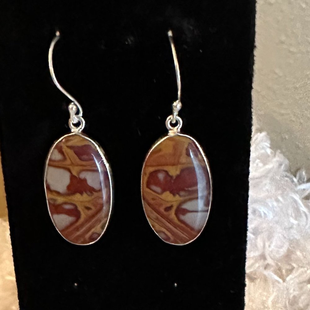 Noreena Jasper Australia 925 Sterling Silver Earrings